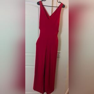 Chic Scarlet Jumpsuit